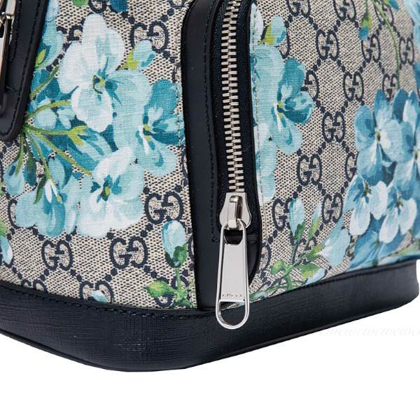 グッチ国内発■ハッピーブルーフラワー バックパック 546327 KU2QN 8493